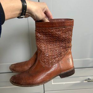 Frye Leather Booties Size 9